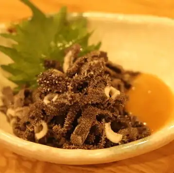 Wagyu beef omasum sashimi
