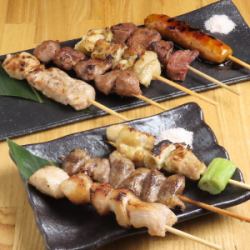 Five skewers