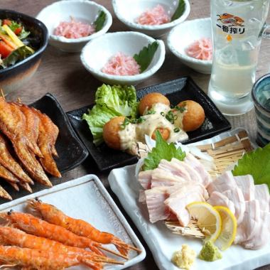 ［2時間飲み放題付］逸品＜平日限定＞コース＝とめ手羽・熟成鶏刺し＝3800円