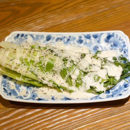 ロメインレタスの焼きシーザー