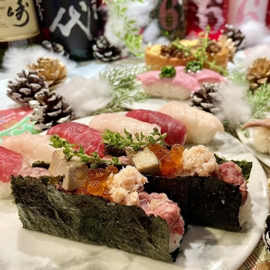 [12/15-12/31] 2025秋葉原肉壽司大促銷 最終屆 豪華肉壽司 無限量肉壽司 16種 3,980日元