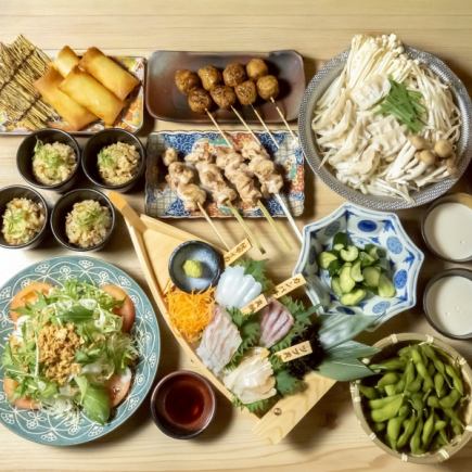 【次元名物】炊き餃子お料理10品+飲み放題120分付き6500円⇒5500円(税込)