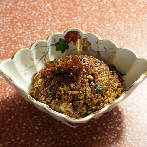 ホタルイカと九条葱の炒飯