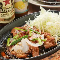 豚の鉄板焼き