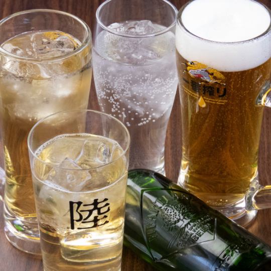 お一人様からOK！　90分制飲み放題/1,650円税込