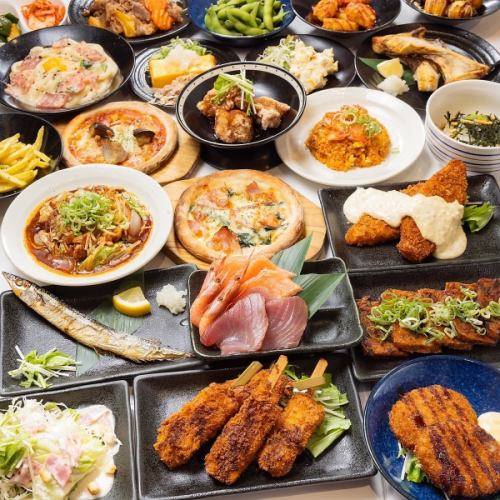 A variety of delicious dishes that you can enjoy from appetizers to the final course