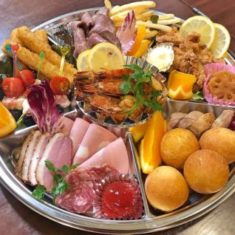 [Takeout] Assorted Japanese and Western hors d'oeuvres (1-2 servings) 2,700 yen