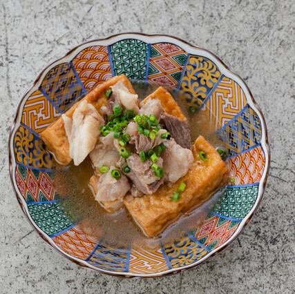 牛スジ煮込み厚揚げ