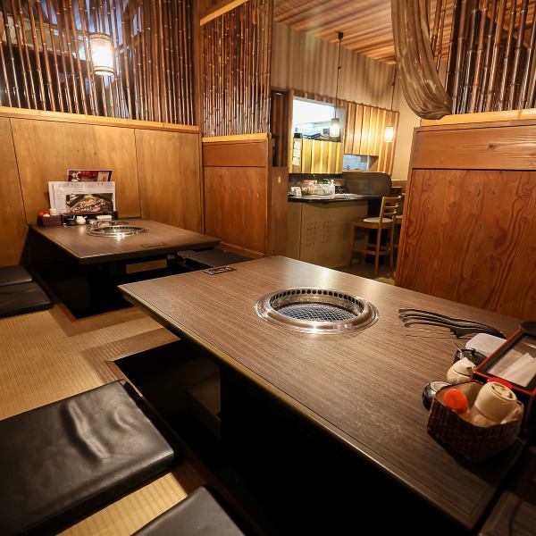 広いお座敷があるから、10名以上でも宴会ができる。大人数でも大丈夫だから、みんなでワイワイ楽しみたい!