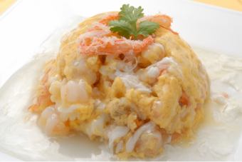 ・Stir-fried komatsuna and dried shrimp