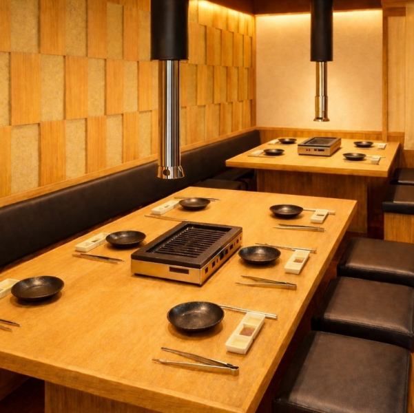 少人数の飲み会や打ち上げ、接待にも◎ 周りを気にせず、プライベート空間でやざわの"厳選"したお肉を味わえます♪