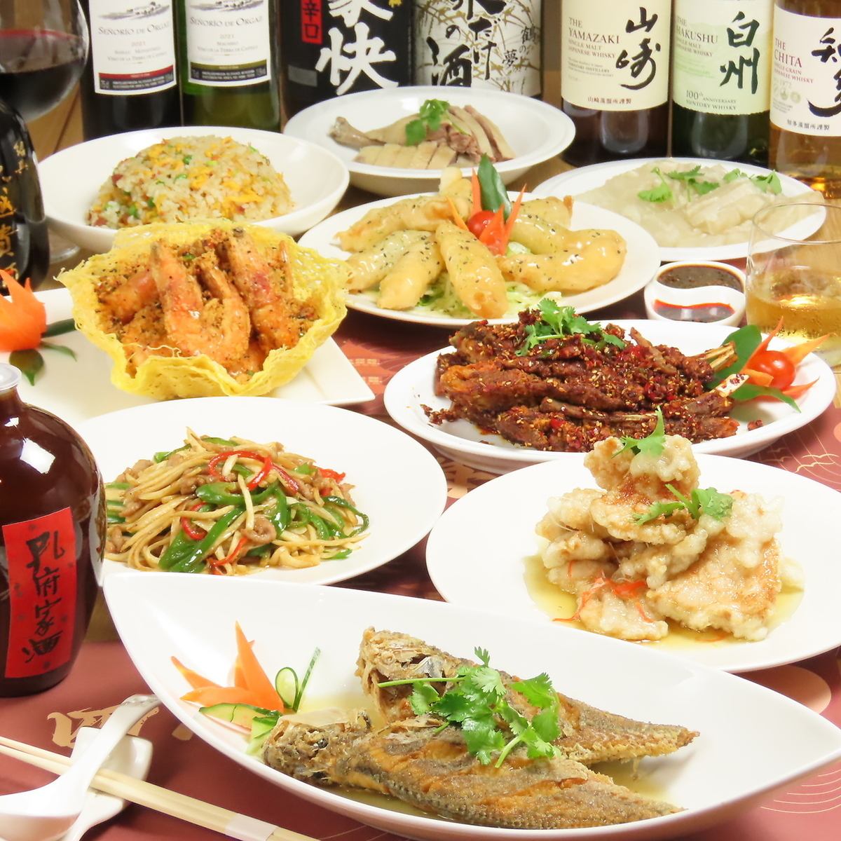 Enjoy authentic, creative Chinese cuisine featuring seafood at an affordable price that anyone can enjoy!