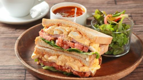 BLT egg sandwich set [weekday lunch only]