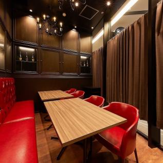 [Luxury VIP room] Private room charge of 3,000 yen for 1 to 3 people and 2,000 yen for 4 to 6 people will be charged per group.It will be a very popular seat / private room.If you have any questions, please contact the store directly.