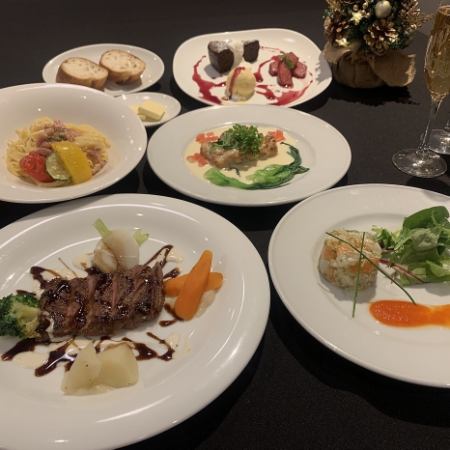 ☆晚餐☆ [2025圣诞节] 包含香槟祝酒！共5道菜