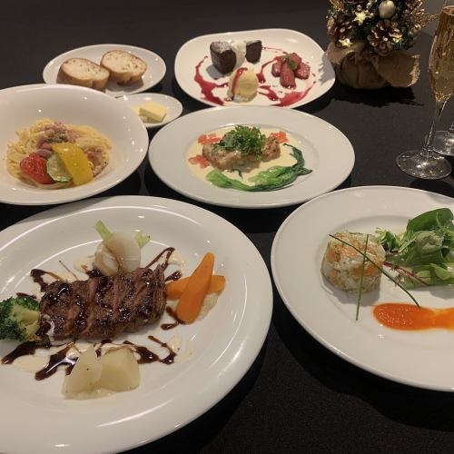 ☆晚餐☆ [2025圣诞节] 包含香槟祝酒！共5道菜