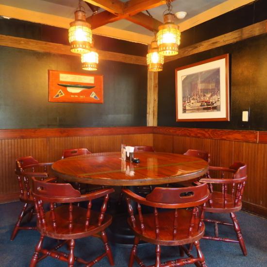 This is a round table seat in a semi-private room.Enjoy your meal with your family and friends.