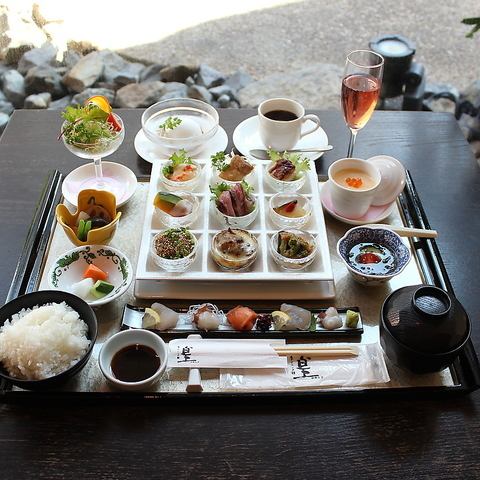 【昼限定・前日までの要予約】ステーキ付 HANAYAGI膳⇒2800円