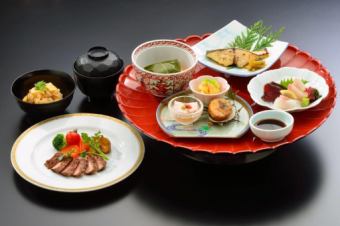 【昼限定】ステーキ付◇ひめらぎ御膳3,500円 (税込)