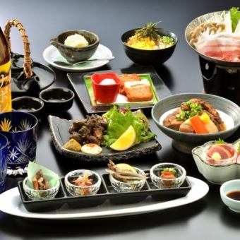 鹿児島の魅力を存分に楽しめる♪おもてなしに◎【かごしま会席コース】⇒5000円