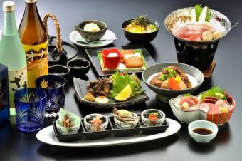 鹿児島の魅力を存分に楽しめる♪おもてなしに◎【かごしま会席コース】⇒5000円