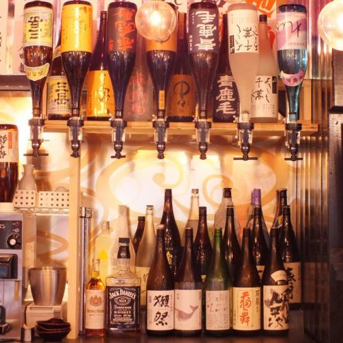 You will surely find your favorite drink ♪ There are more than 50 kinds of special drinks!