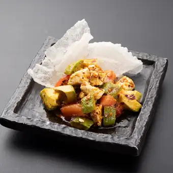 アボカドとクリームチーズのサラダ