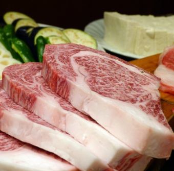 For a welcome and farewell party! [Melting Hokkaido sirloin course] 8 dishes with all-you-can-drink for 3 hours [5,500 yen ⇒ 4,500 yen]
