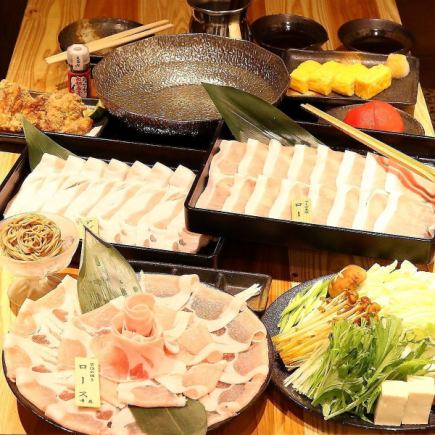 【お料理のみ】常陸の輝き&つくば美豚食べ比べコース(全9品)