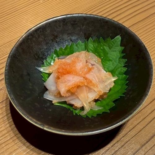 自製魷魚和鱈魚子