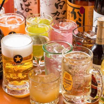 ◆◆晚上9點以後限定◆◆直到最後點單為止無限量暢飲◎1,000日圓（含稅）♪