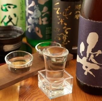 種類繁多的精選日本酒和燒酒品牌！