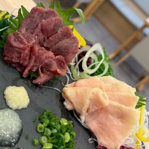 馬肉刺身拼盤