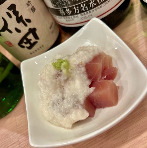 鮪魚配山藥泥