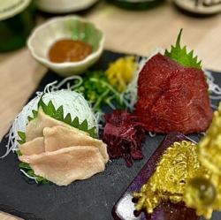 馬刺し２種盛り