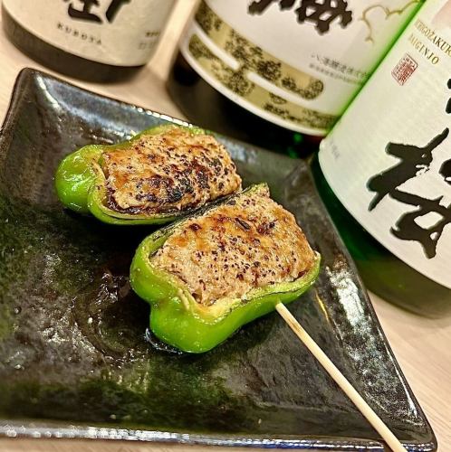 ピーマンの肉詰め