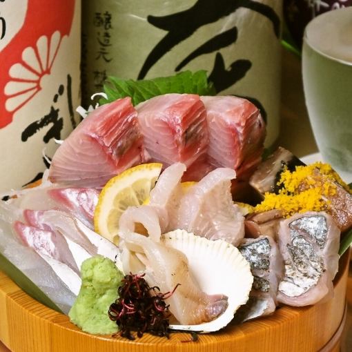 【◇순의 해물 요리를 맛볼 수 있다!!】2시간 음방부 생선 즐길 코스 6500엔(부가세 포함)