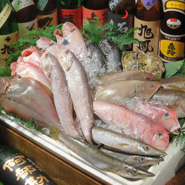 [Selling fresh fish in wagons] Please enjoy your favorite recipe ◎