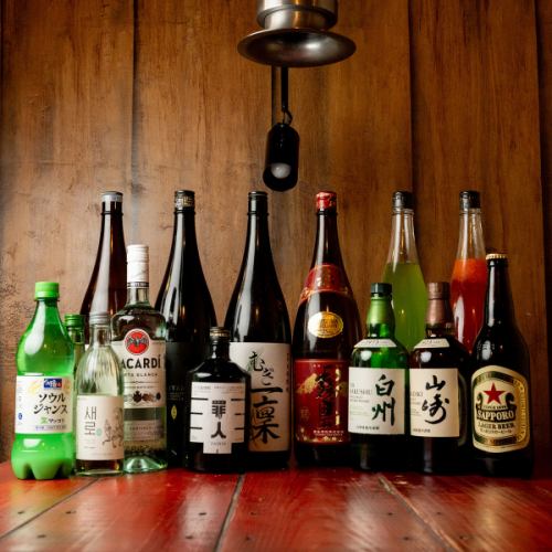 ドリンクも多数ご用意!