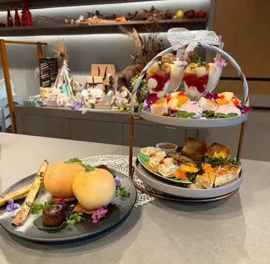 Cafe Nitro's Peach Afternoon Tea 2026 (Limited to July to early September) *Drinks not included*