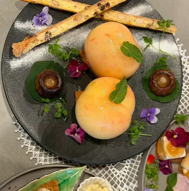 Cafe Nitro's Peach Afternoon Tea 2026 (Limited to July to early September) *Includes TFDX*