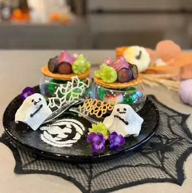 カフェニトロの秋の味覚とブドウとHALLOWEENなアフタヌーンティー2026◆5000yen【ドリンク別途】