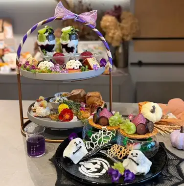 カフェニトロの秋の味覚とブドウとHALLOWEENなアフタヌーンティー2026◆6000yen【TeaFree付】