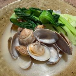 【創作おでん】あさりと青菜