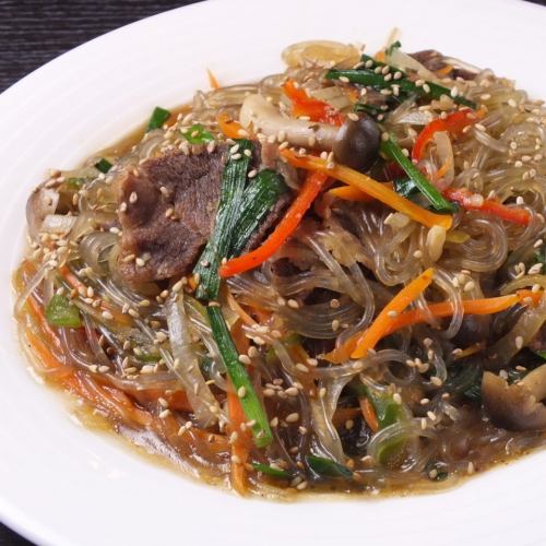 豚肉もやし炒め/トッポキ/チャプチェ