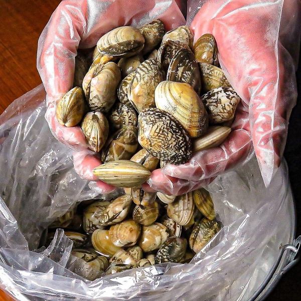 【あとりンち★名物】アサリの掴み取り！原価度外視でご提供♪