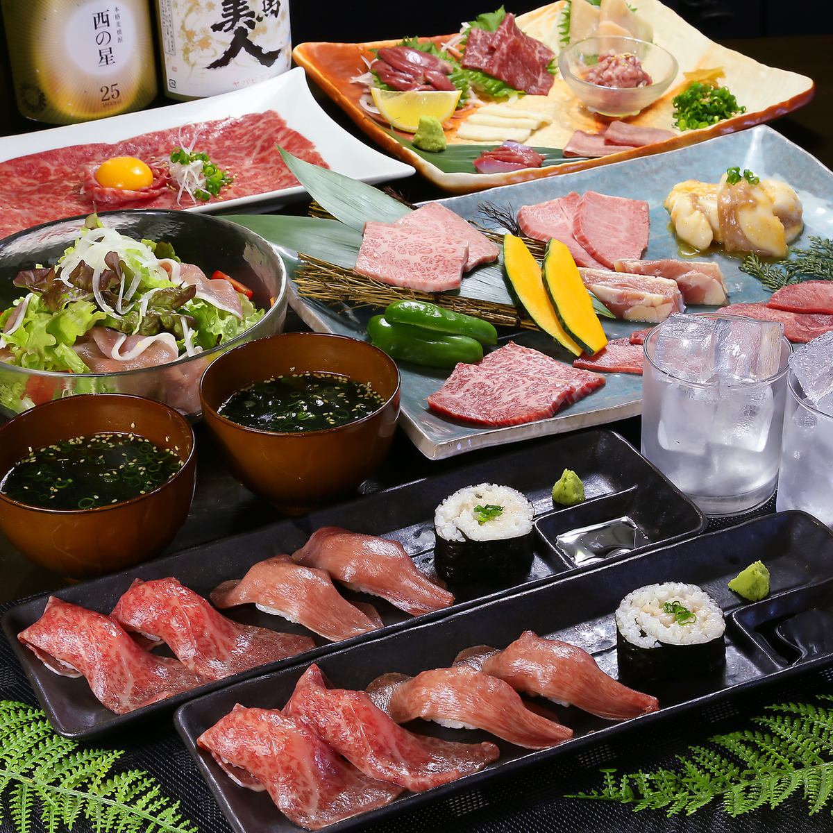 貸切OK♪さしみーとを使用した贅沢な逸品料理の数々をご堪能…