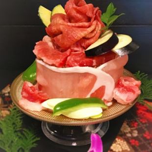[Meat cake] Great for anniversaries or surprises! From 5,000 yen