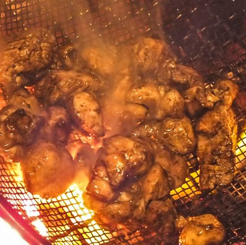 黒薩摩鶏『黒王』炭火焼き