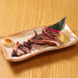 イカの酒盗漬け焼き